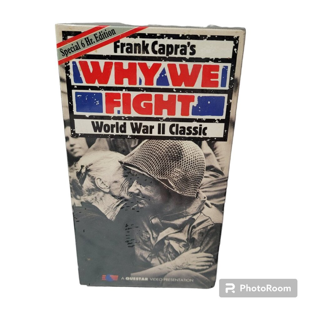 Frank Capra Why We Fight VHS Collection World War II Documentary History New
